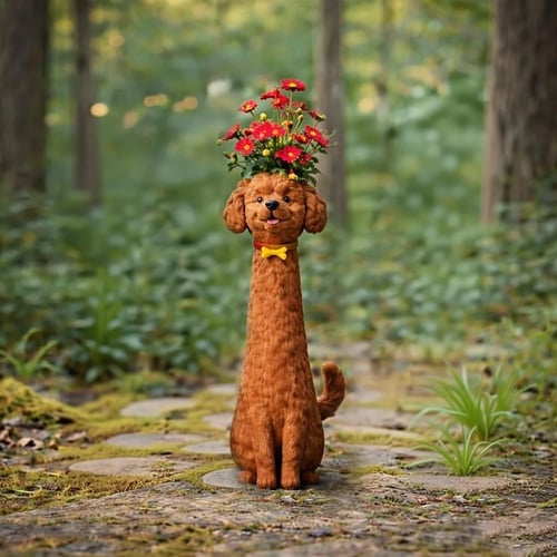 🔥Last Day 50% OFF - 🐶Handcrafted Quirky Dog Vase