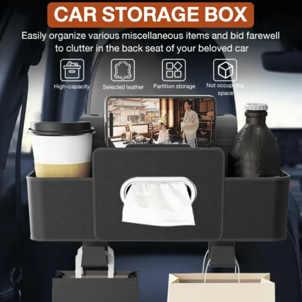 Sale 3-in-1 Car Backseat Organizer – Keep Your Ride Clean & Organized!