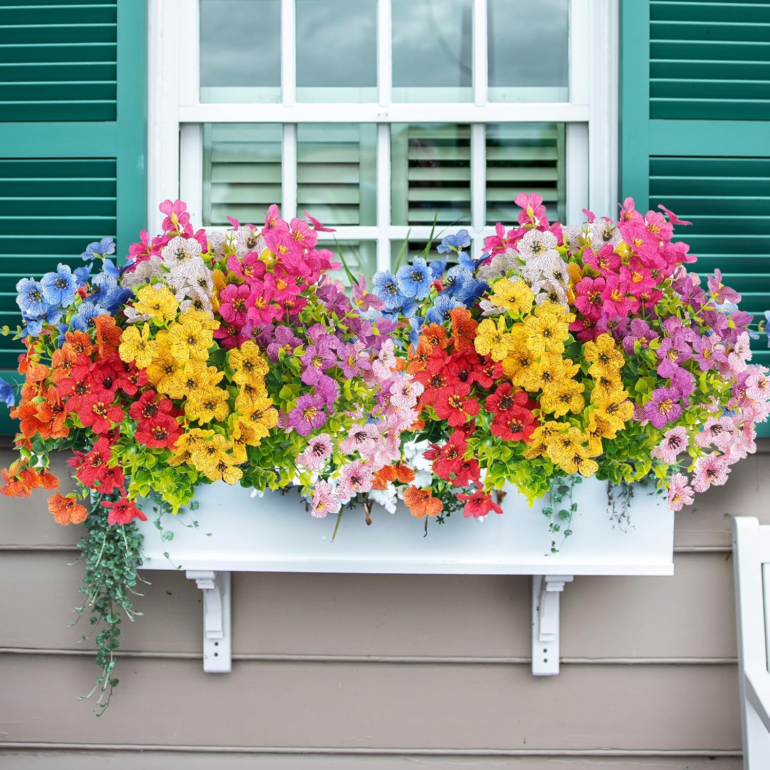 ⚡50K+ SOLD!💥Last Day Promotion!🌺UV Resistant Colorful Artificial Flower