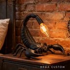 3D Printed Scorpion Desk Lamp - Realistic Animal-Shaped Accent Light for Home & Office
