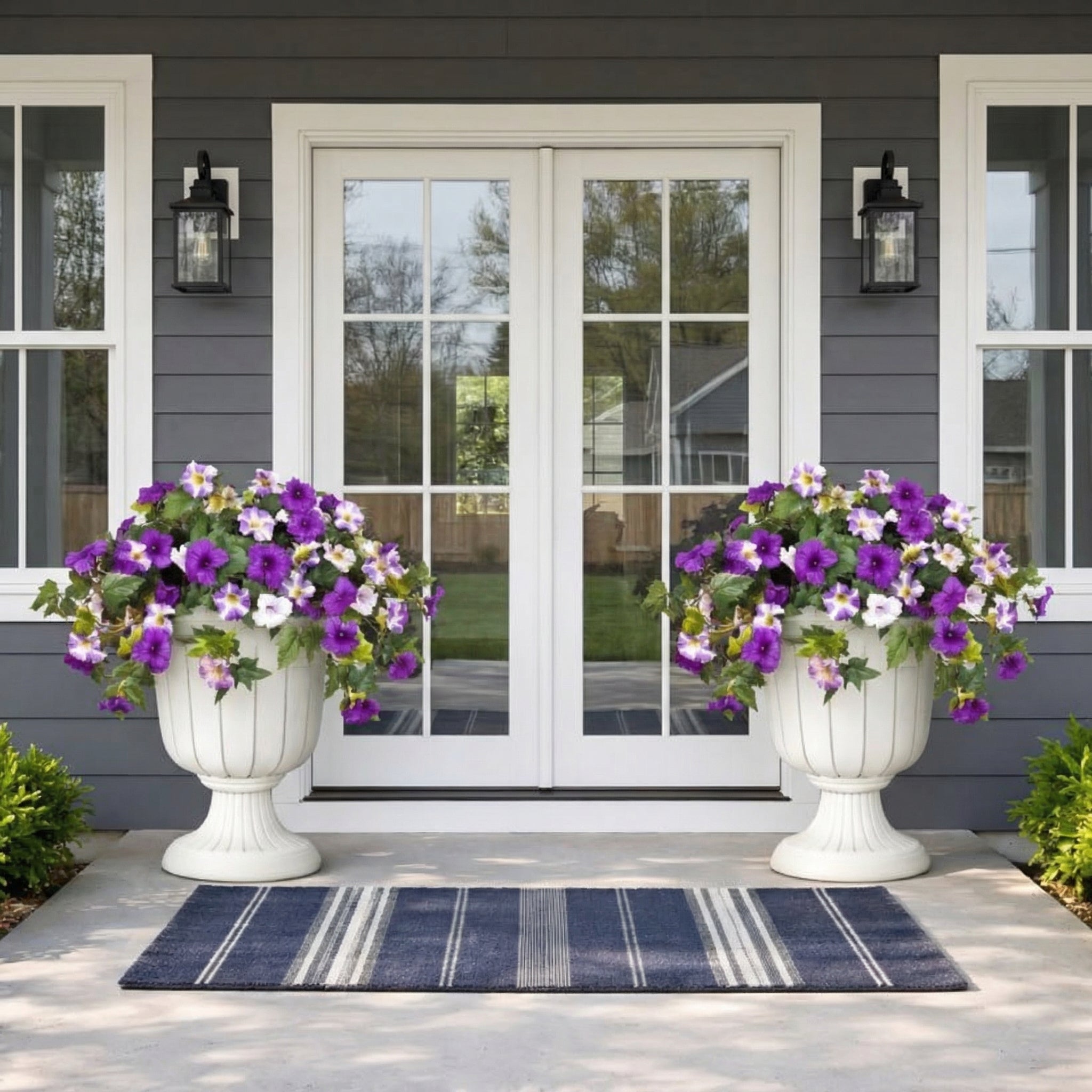 Spring Bloom Artificial Petunia Arrangement