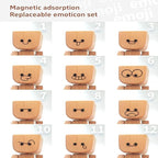 🔥Last Day 49% OFF - ❤🎁Shaking Feet Wooden Figure with 12PCS Magnetic Expressions