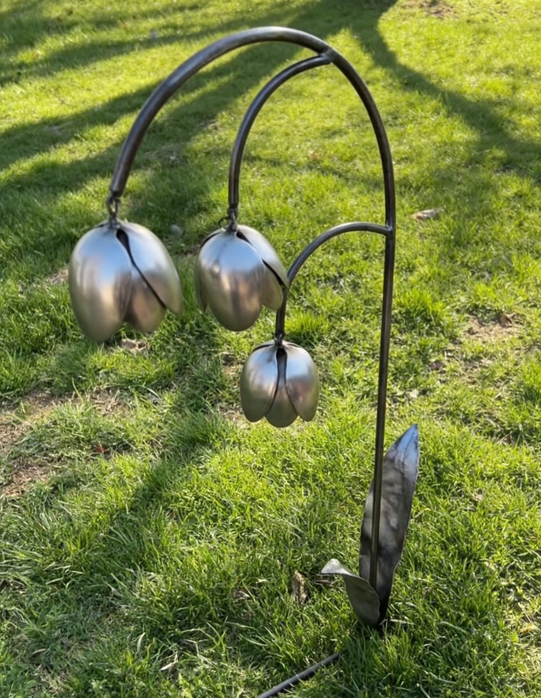 🔥2026 Spring Special Offer 49% OFF💐Metal Lily of the Valley - Garden Decoration, Scrap Metal Art🖤