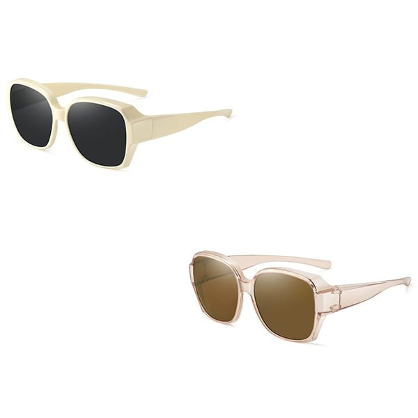 🎉LAST DAY - BUY 1 GET 1 FREE😎2026 New Polarized UV400 Protection Trendy Round Cat-eye Sunglasses 🕶️