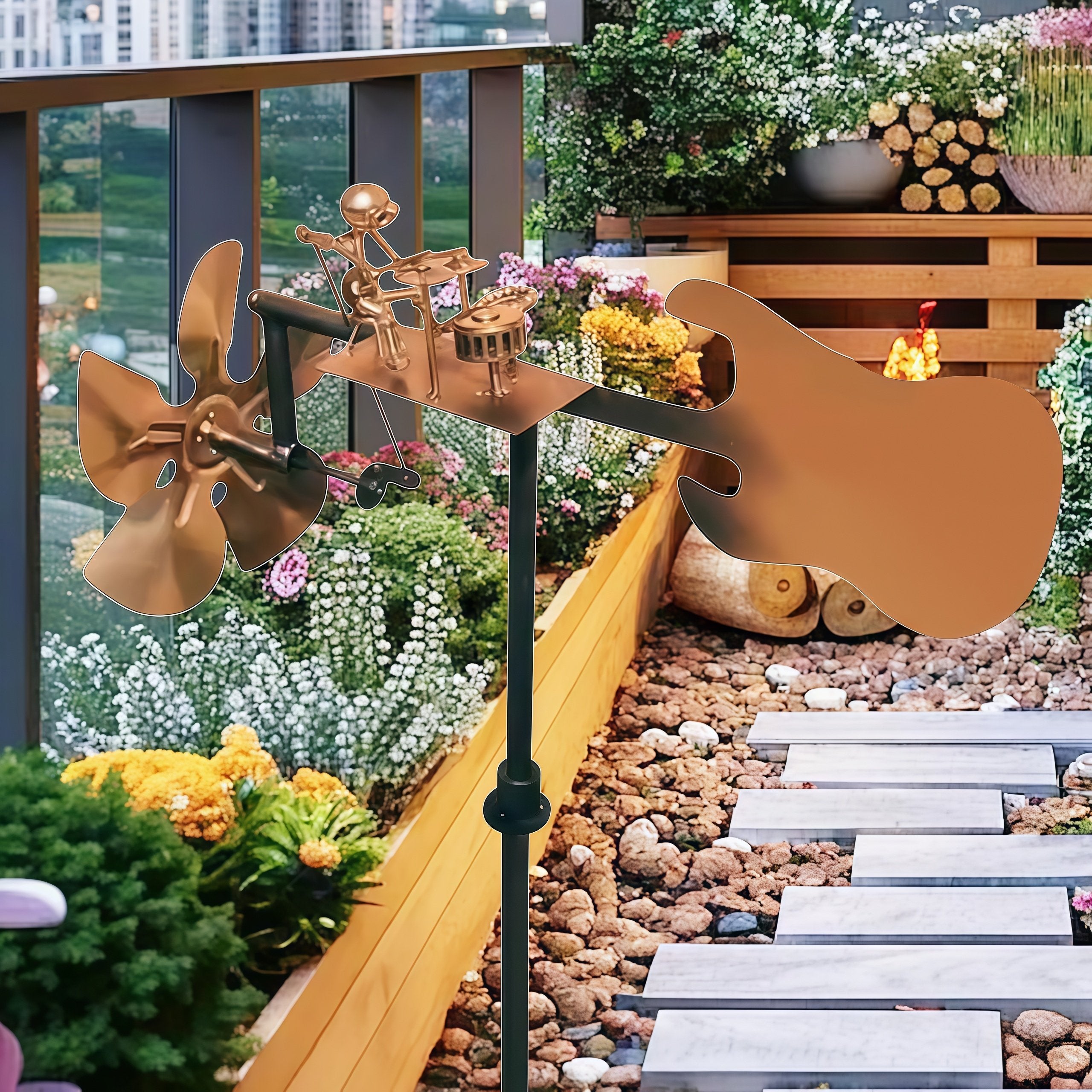 🔥🔥Last Day 49% OFF🥁Limited Handmade Windmill with Pole🎸