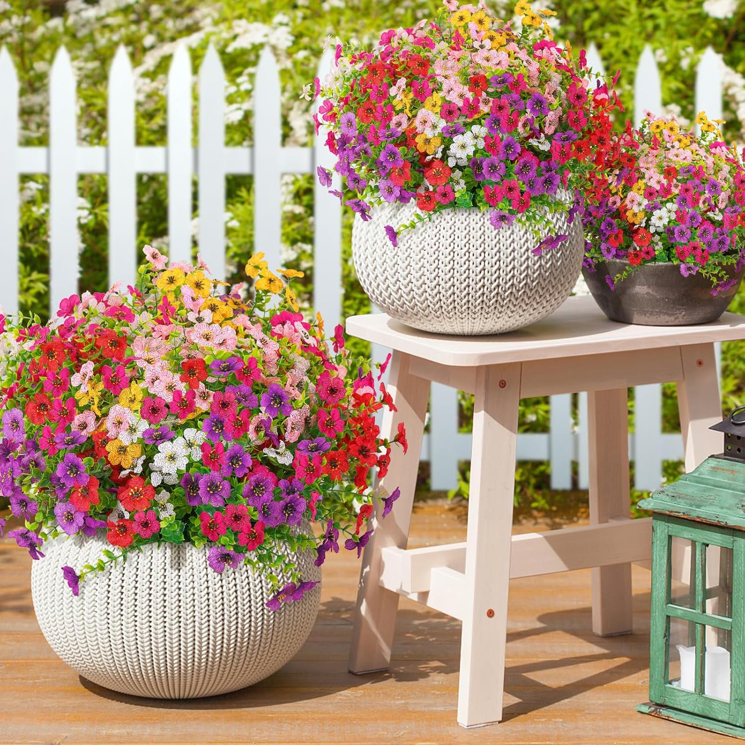 ⚡50K+ SOLD!💥Last Day Promotion!🌺UV Resistant Colorful Artificial Flower