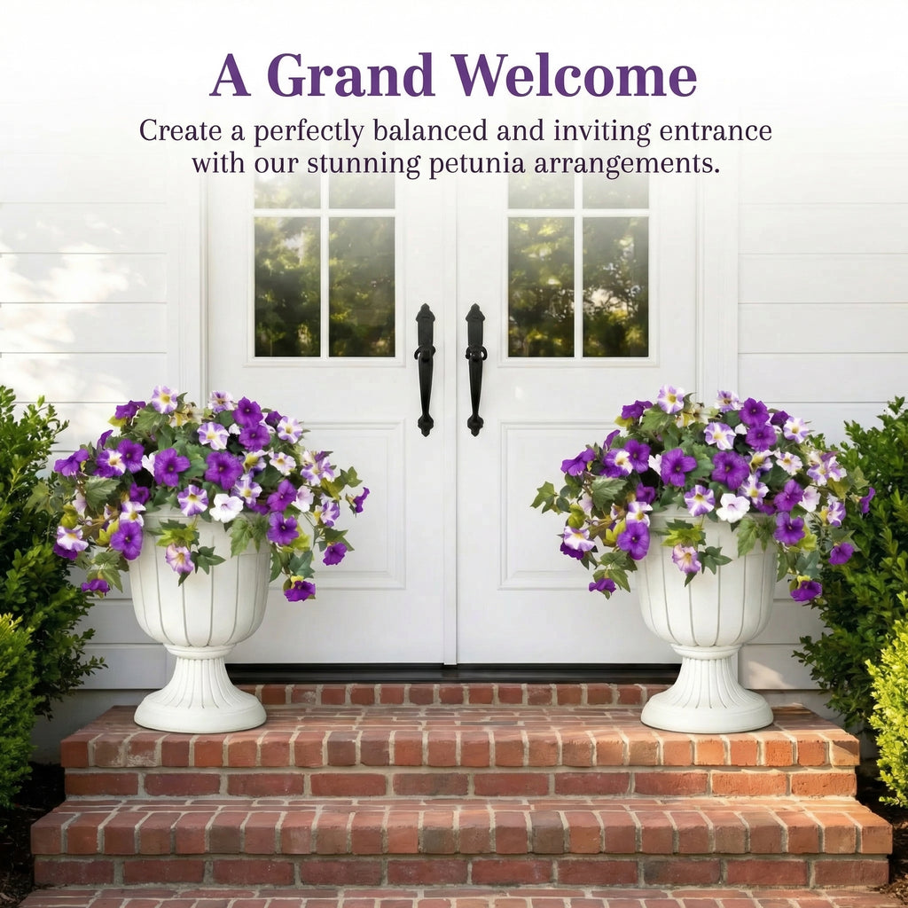 Spring Bloom Artificial Petunia Arrangement