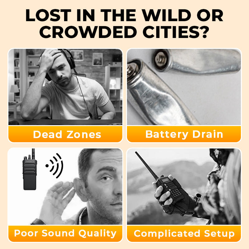 🔥Hot Sale 50% OFF🔥📡 UV-5R Ham Radio Long Range UV5R Two Way Radio Dual Band Walkie