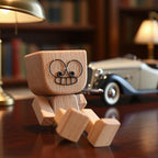 🔥Last Day 49% OFF - ❤🎁Shaking Feet Wooden Figure with 12PCS Magnetic Expressions