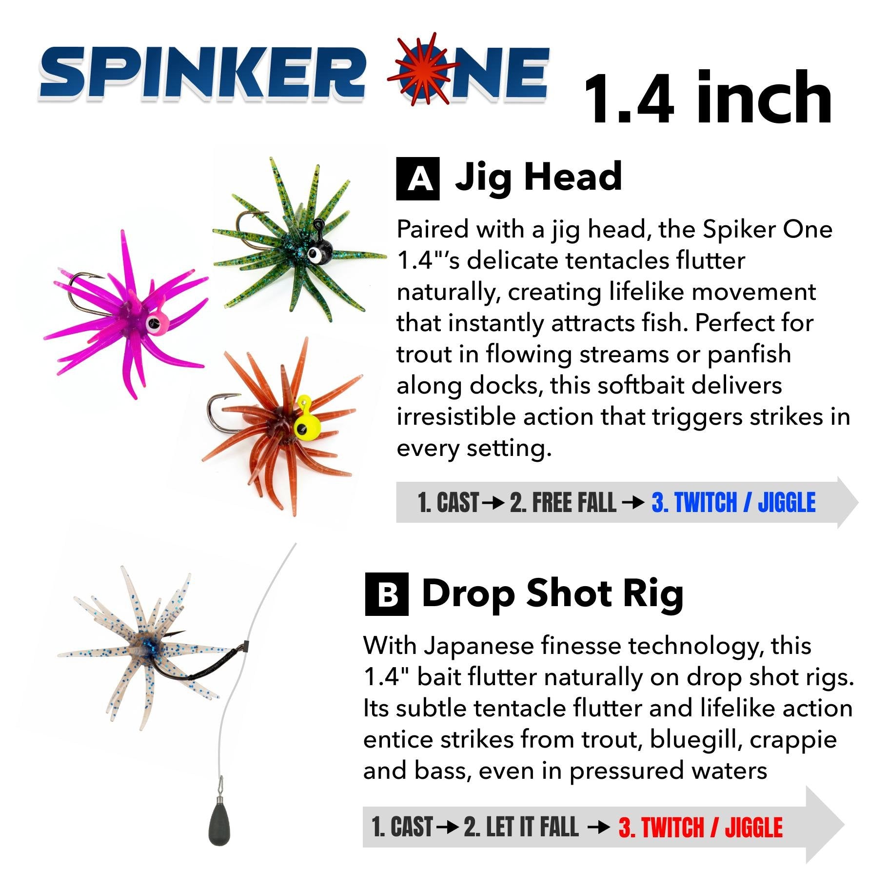 🔥Last Day 49% OFF - 🎣🐙 Tentacle Finesse Soft Plastic Lure