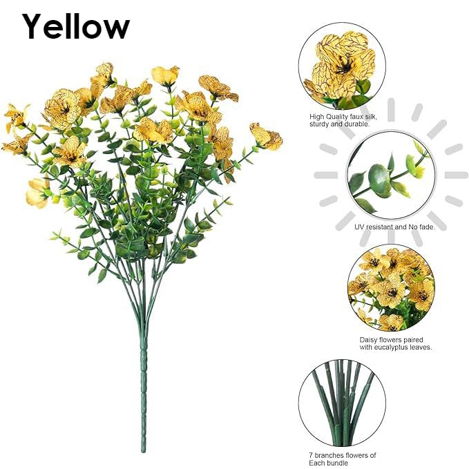 ⚡50K+ SOLD!💥Last Day Promotion!🌺UV Resistant Colorful Artificial Flower