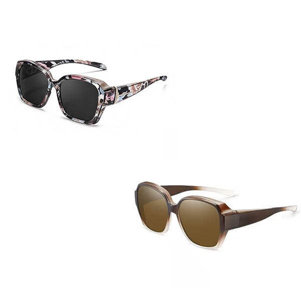 🎉LAST DAY - BUY 1 GET 1 FREE😎2026 New Polarized UV400 Protection Trendy Round Cat-eye Sunglasses 🕶️