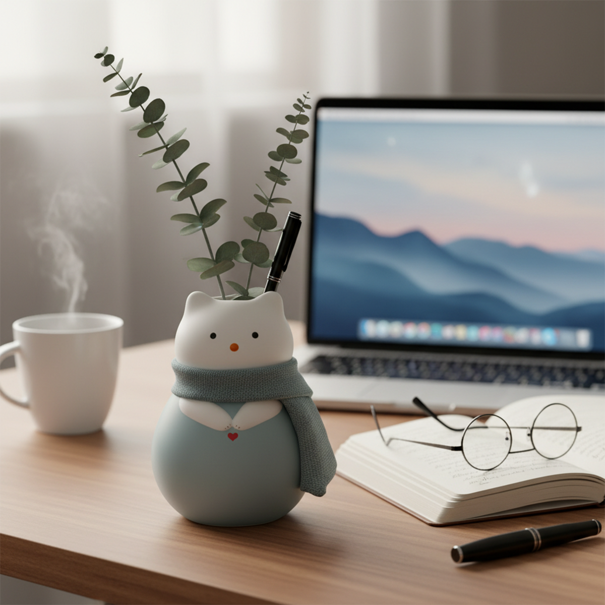 🐱🌱The Cozy Kitty Vase – A Little Hug for Your Hom