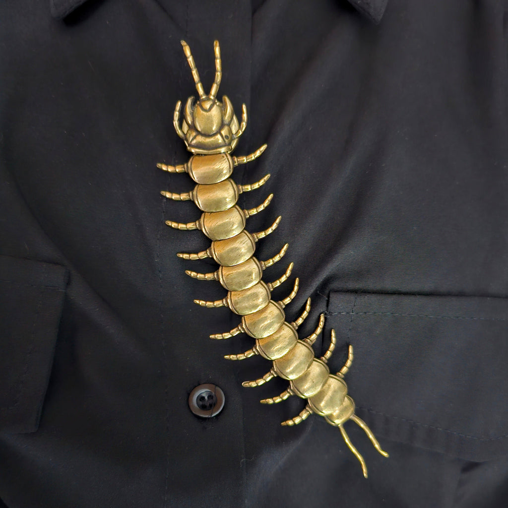 🔥Last Day 49% OFF - 🖤🐛Centipede button cover