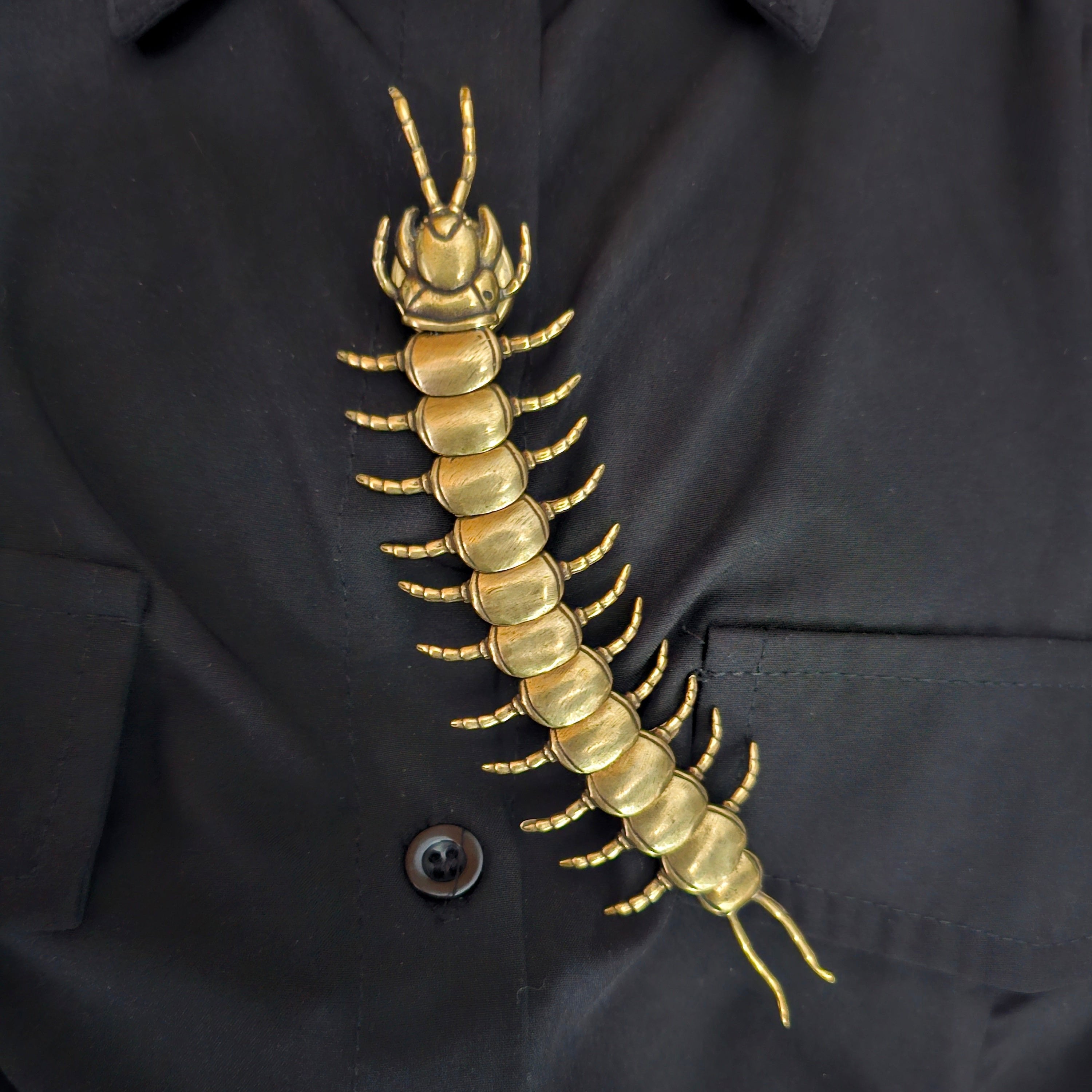 🔥Last Day 49% OFF - 🖤🐛Centipede button cover