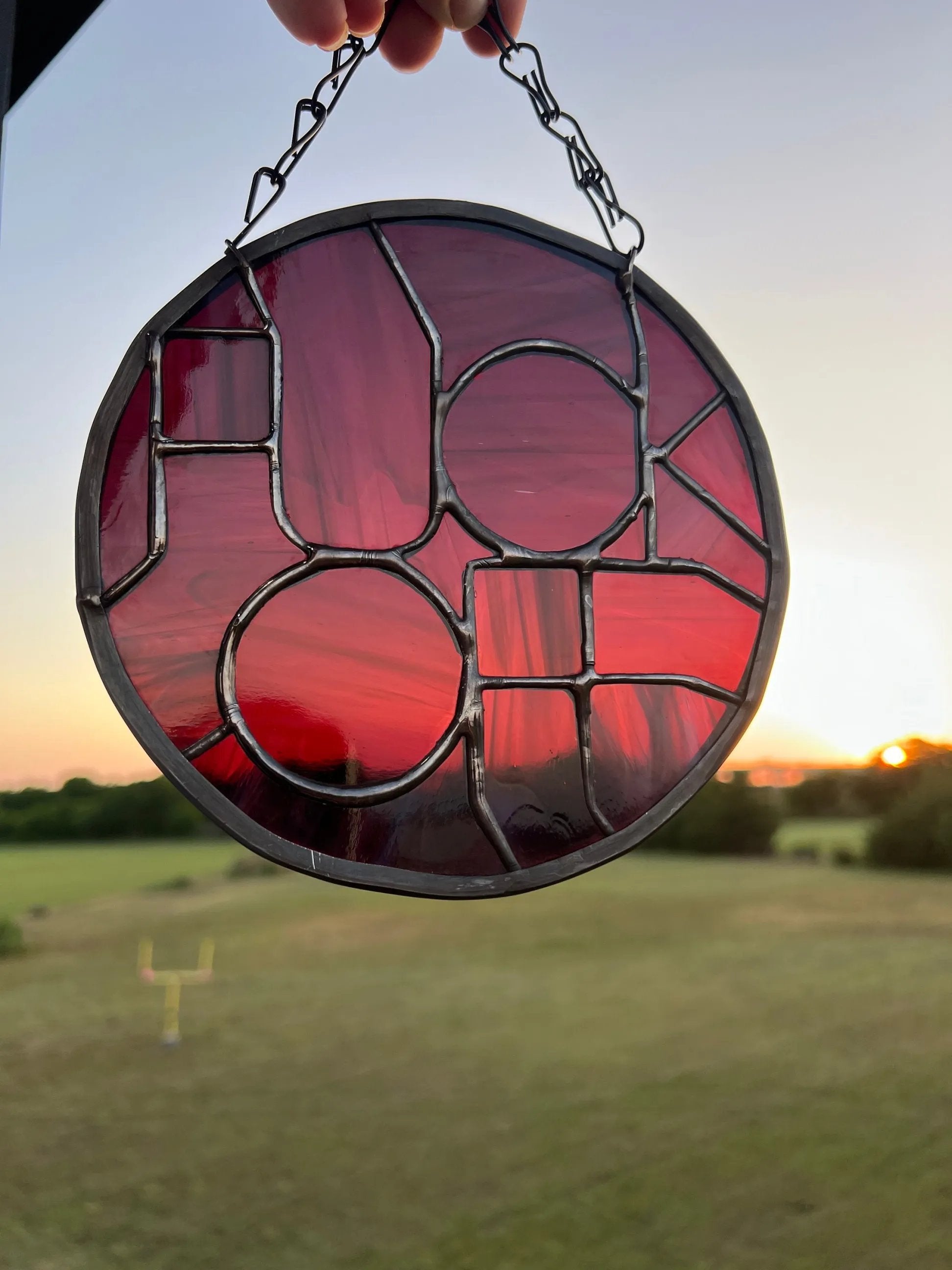 🔥Last Day 49% OFF - 🤣F*CK OFF Stained Glass Suncatcher – Bold, Bright & Unapologetically Funny
