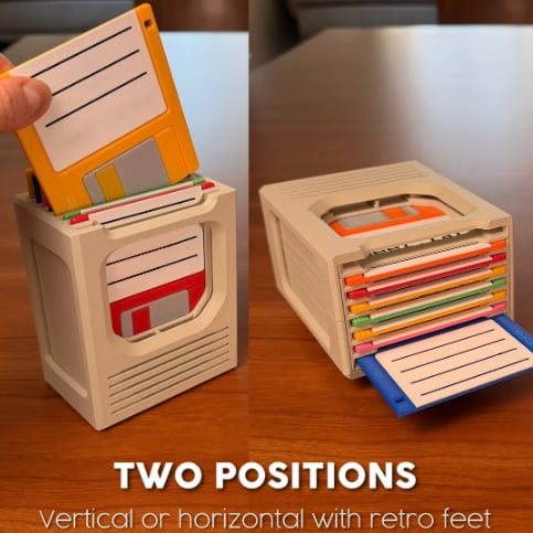 🥤The Retro-Tech Coaster Holder💾