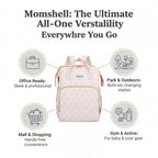 Luxe 3-in-1 Diaper Backpack