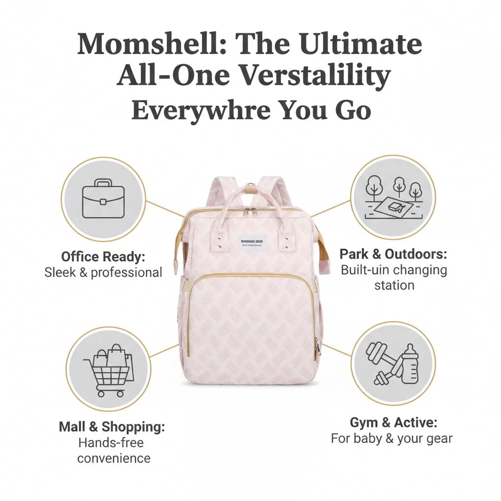 Luxe 3-in-1 Diaper Backpack