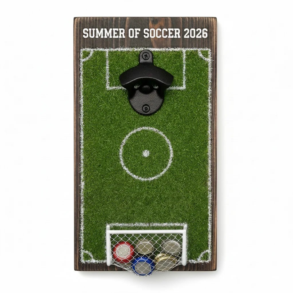 ⚡Hot Sales 49% OFF⚽ Soccer Field Bottle Opener Wall Decor