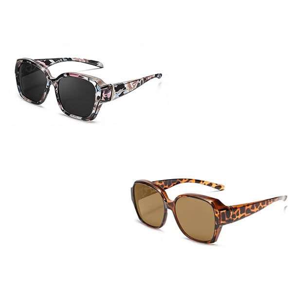 🎉LAST DAY - BUY 1 GET 1 FREE😎2026 New Polarized UV400 Protection Trendy Round Cat-eye Sunglasses 🕶️