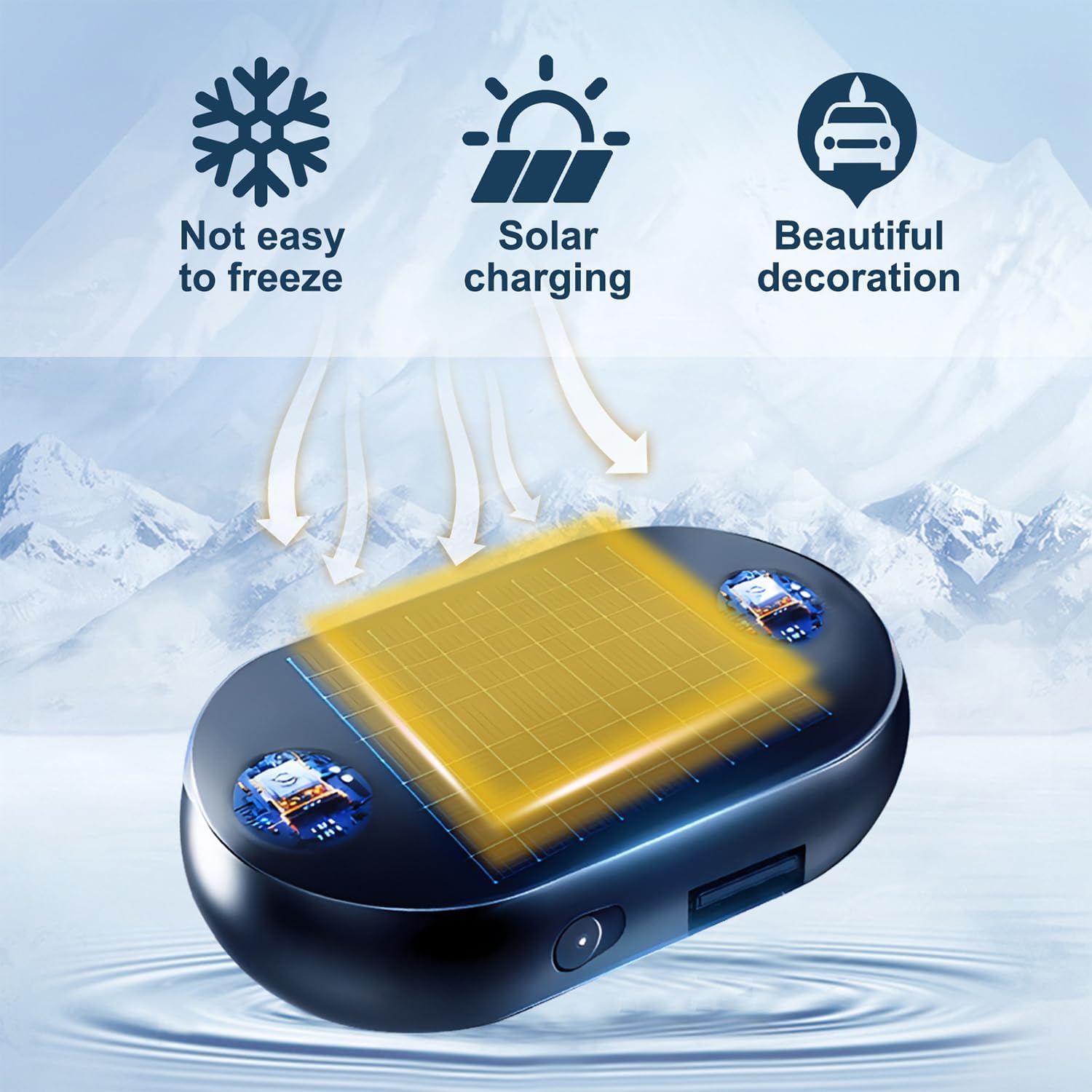 Electromagnetic Anti-Freezing Device ~ Enjoy a clear windshield every winter morning.