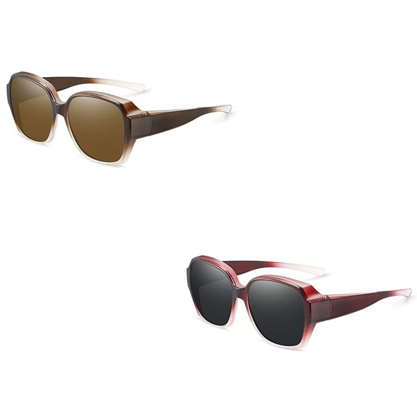 🎉LAST DAY - BUY 1 GET 1 FREE😎2026 New Polarized UV400 Protection Trendy Round Cat-eye Sunglasses 🕶️