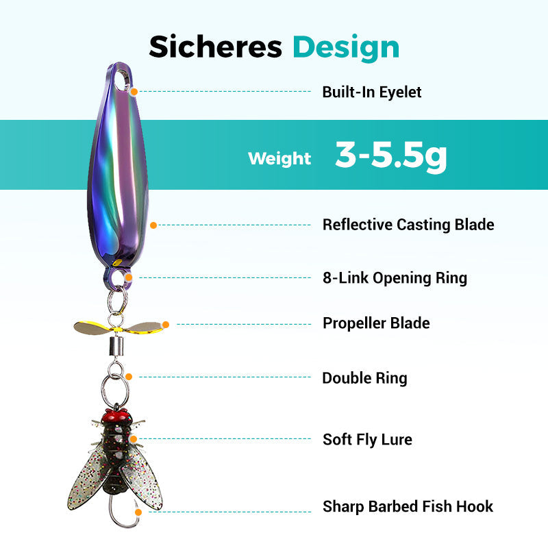 🔥HOT SALE 50% OFF🎣Metal Propeller Fishing Lure for Catching Fish