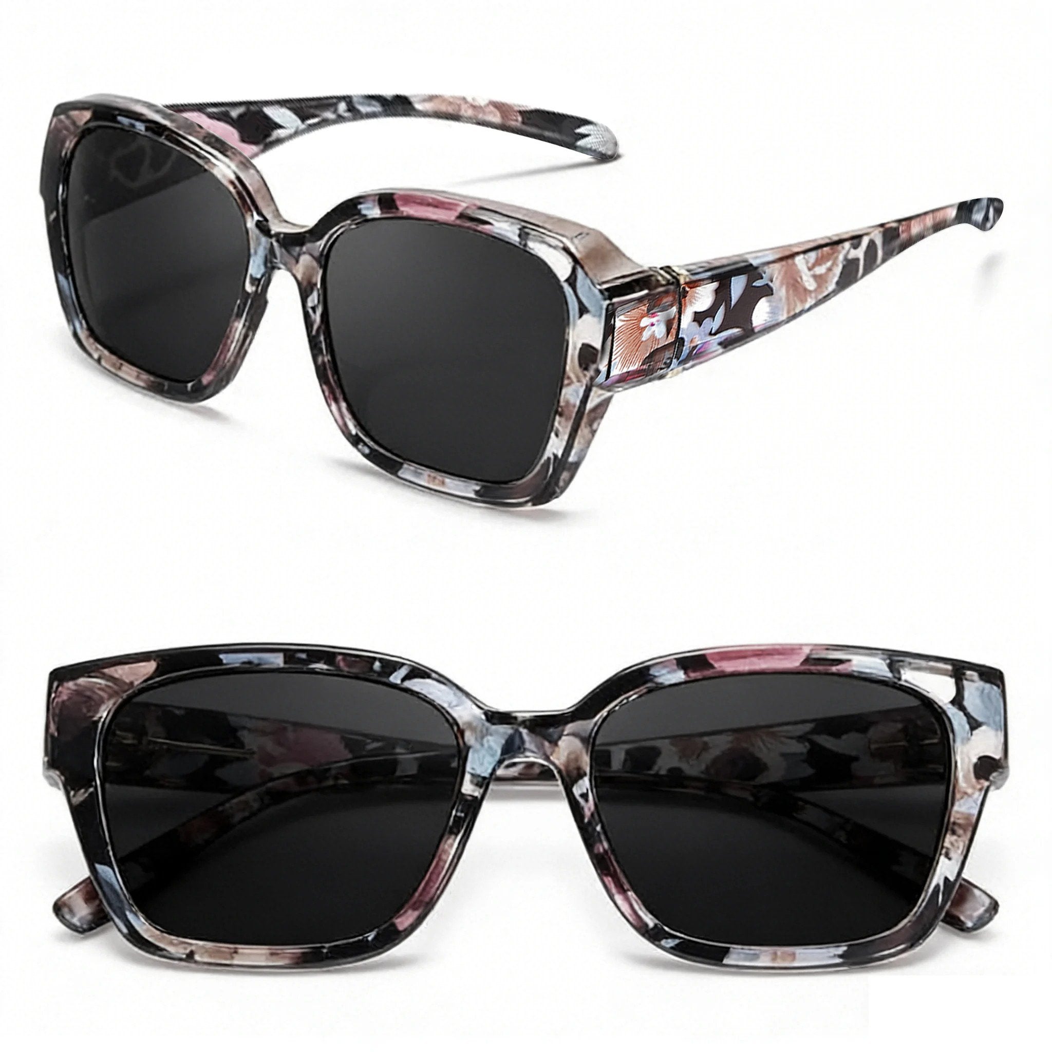 🎉LAST DAY - BUY 1 GET 1 FREE😎2026 New Polarized UV400 Protection Trendy Round Cat-eye Sunglasses 🕶️