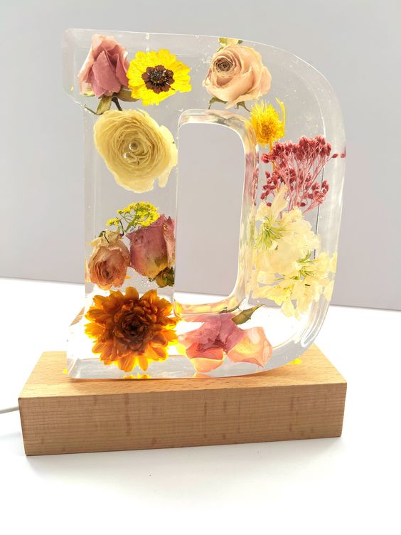 🌸Last Day 49% OFF - Flowers Resin Night Light (Free Shipping)