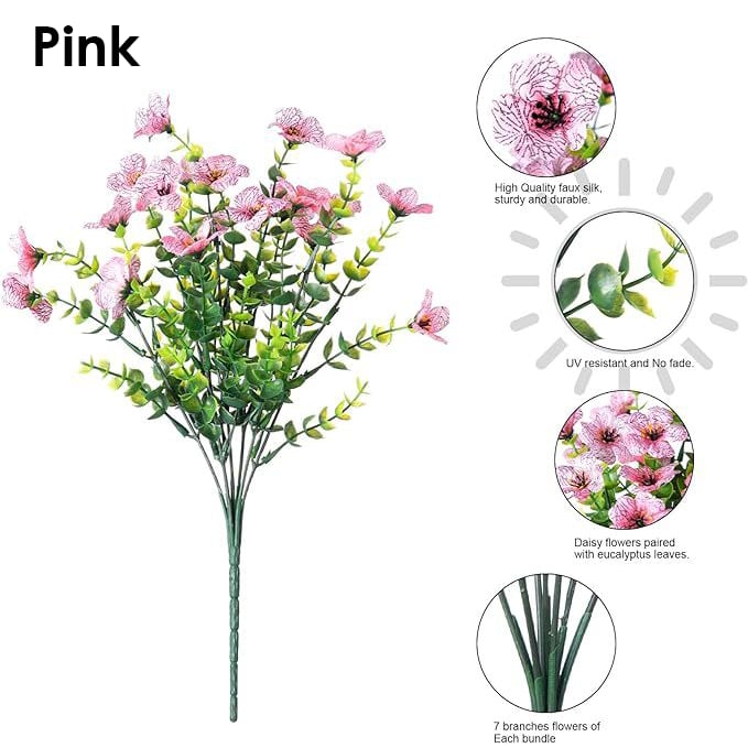 ⚡50K+ SOLD!💥Last Day Promotion!🌺UV Resistant Colorful Artificial Flower