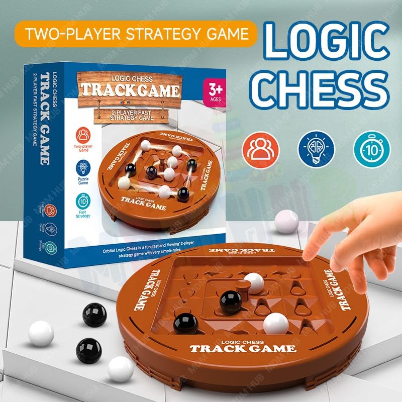 🔥Last Day 49% OFF - Rotating Chess Game: 2-Player Strategy Board Game for Kids & Adults, Ages 3+
