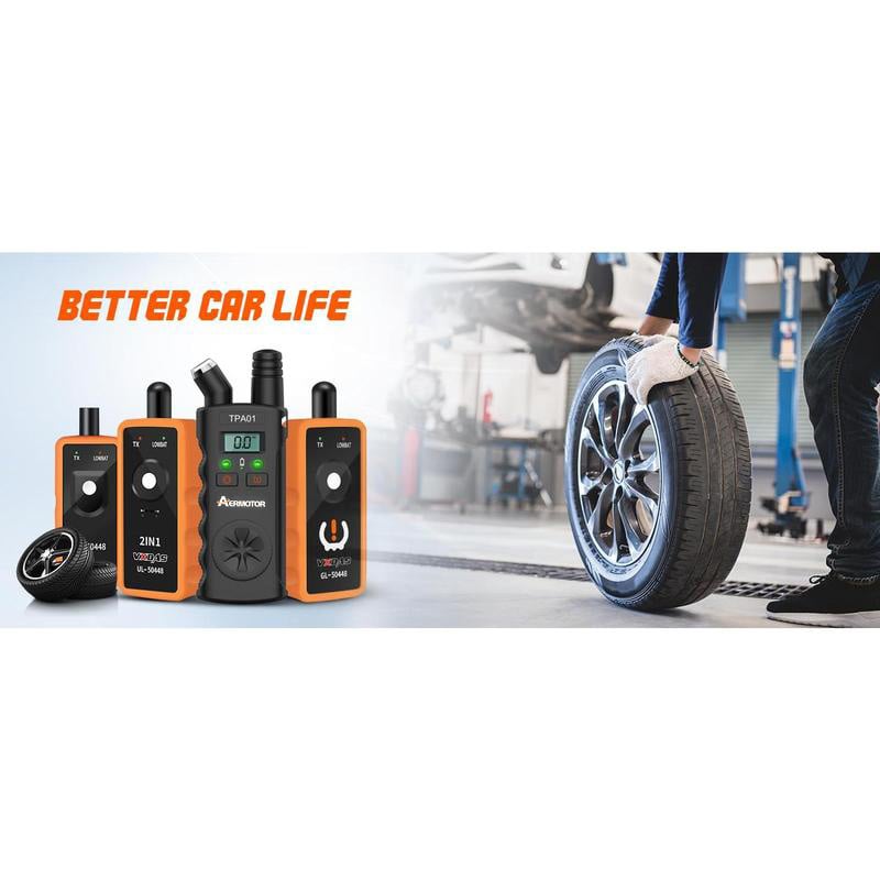 🚗TPMS 2-in-1 Relearn Tool & Digital Tire Pressure Gauge