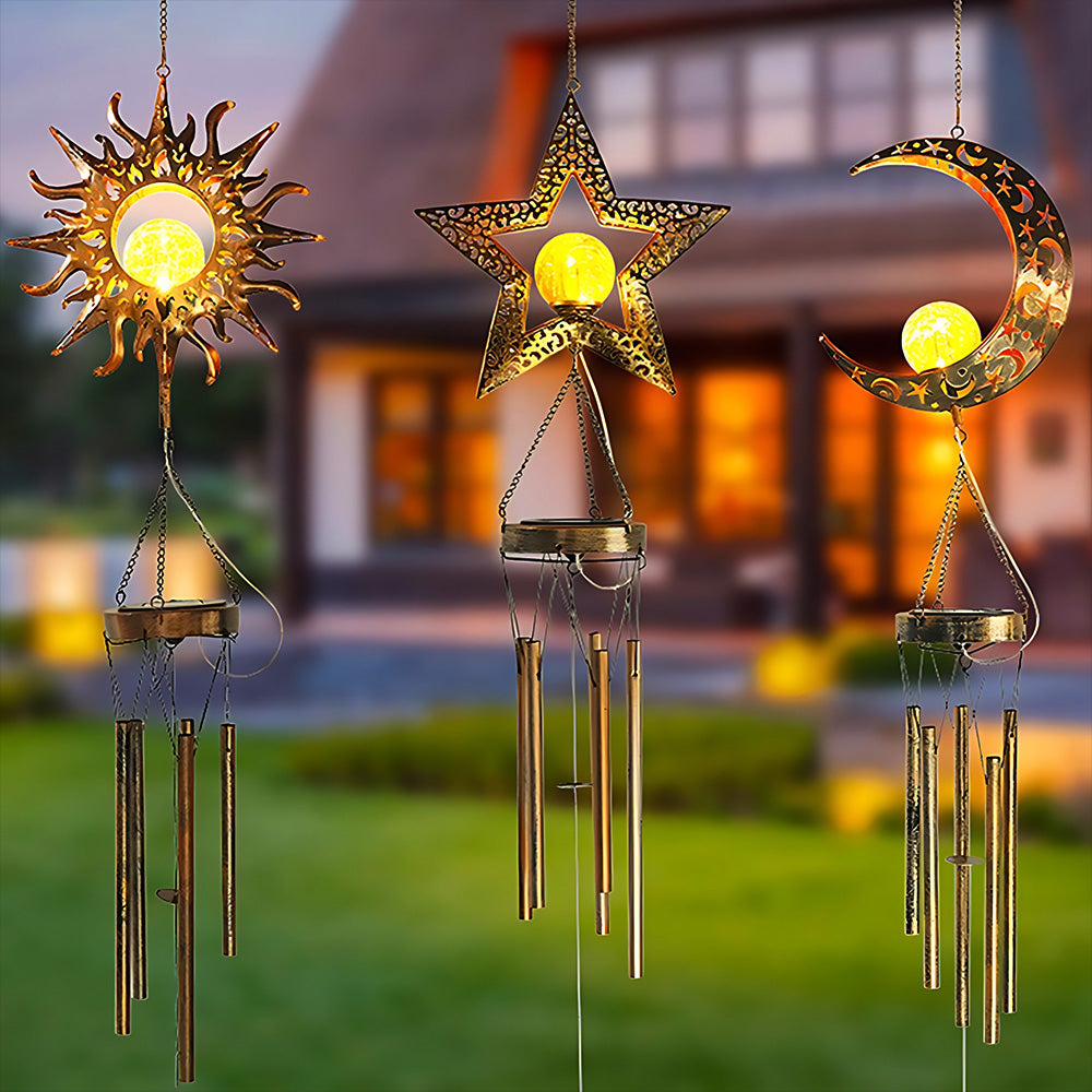 Wind Chime Lamp Hanging Outdoor Decoration Solar Lights