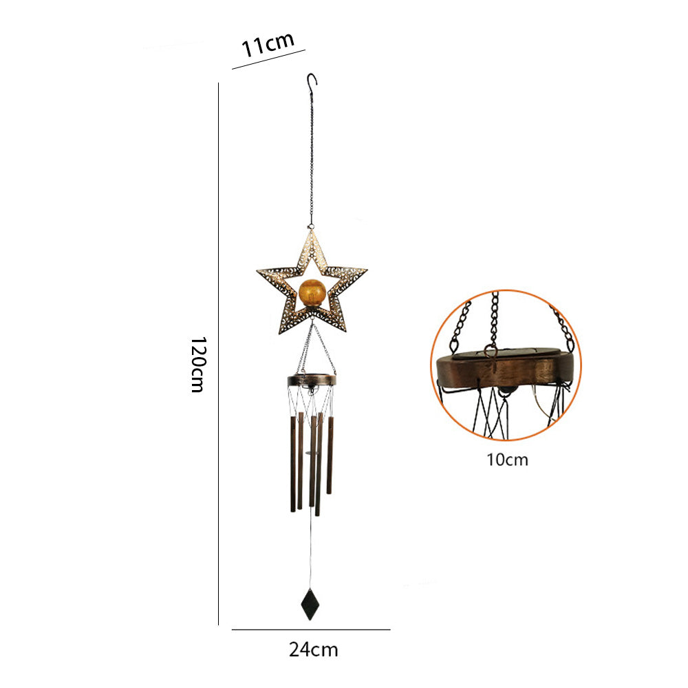 Wind Chime Lamp Hanging Outdoor Decoration Solar Lights