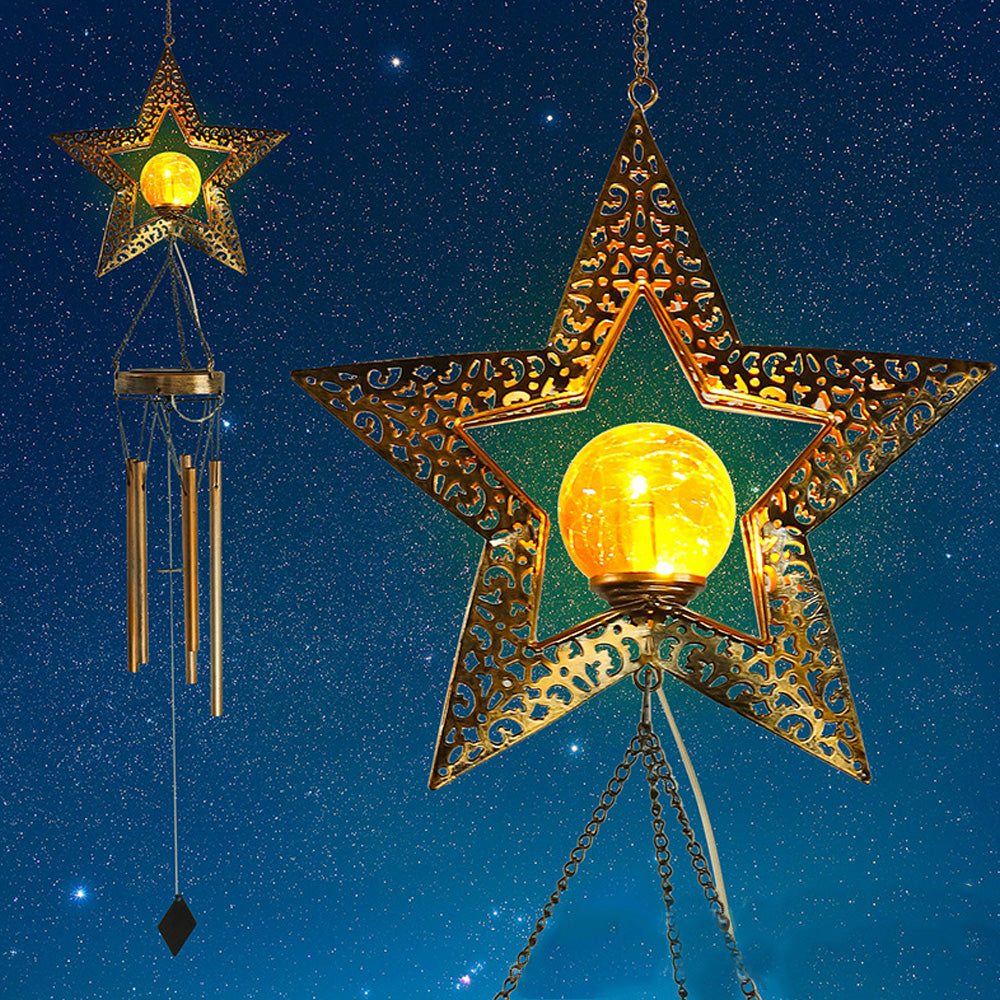 Wind Chime Lamp Hanging Outdoor Decoration Solar Lights