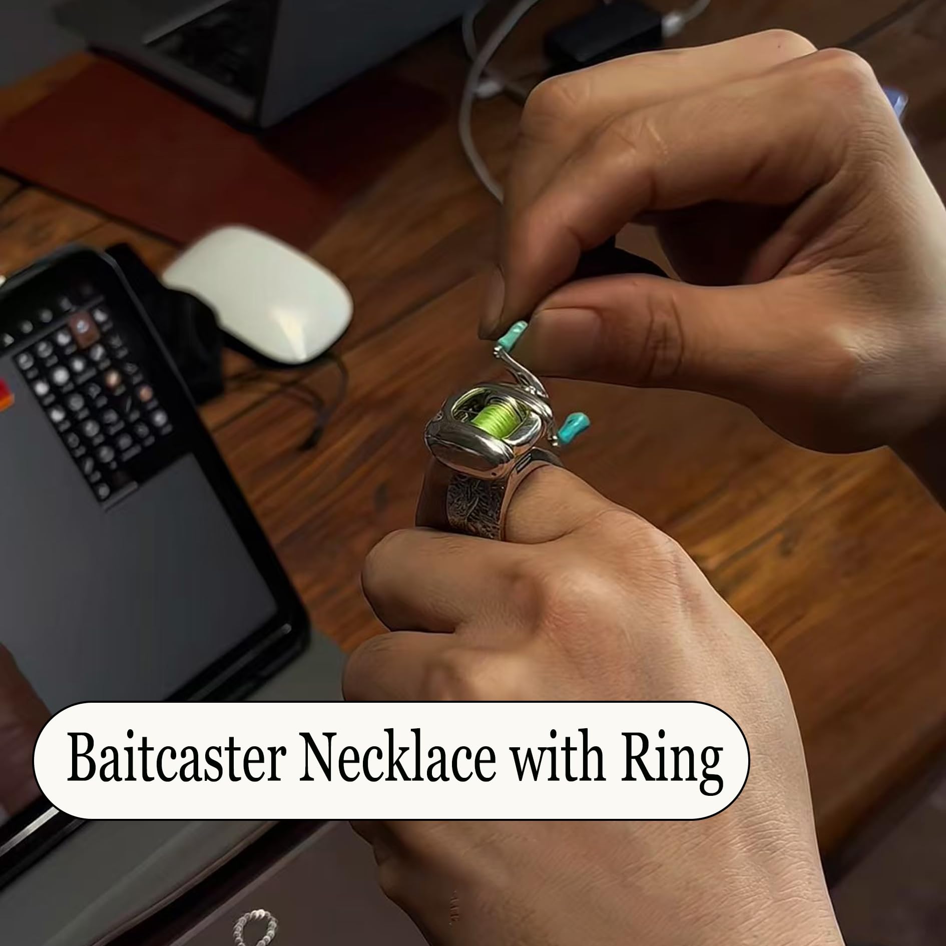 🎁Hot Sales Promotion 49% OFF🔥Fishing Reel Jewelry Set