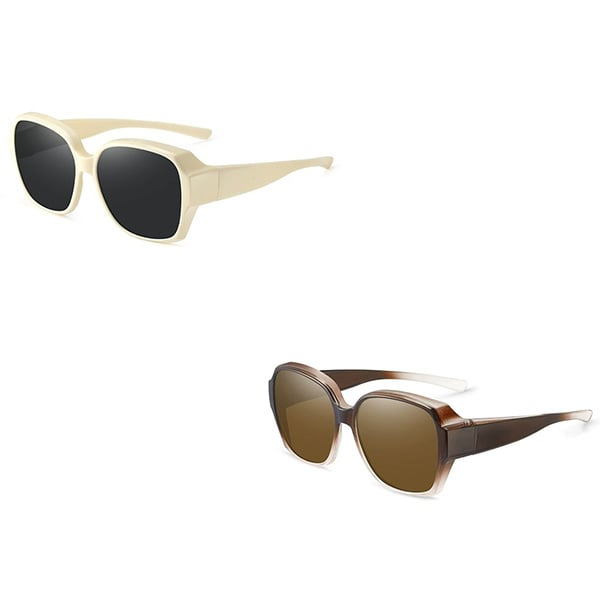 🎉LAST DAY - BUY 1 GET 1 FREE😎2026 New Polarized UV400 Protection Trendy Round Cat-eye Sunglasses 🕶️