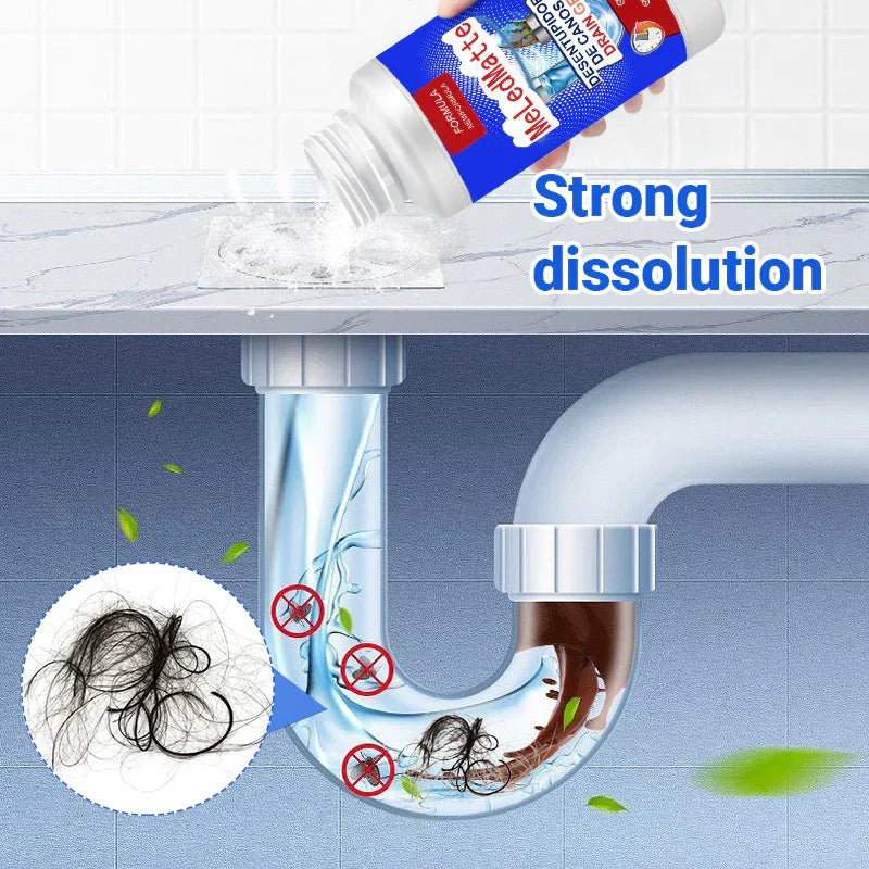 🥳2026 HOT SALE🥳💞50K+ SOLD!✨ 💝🚰 Powerful Pipe Dredging Agent – Fast Clog Removal, Safe for Pipes & Multi-Use 🚰