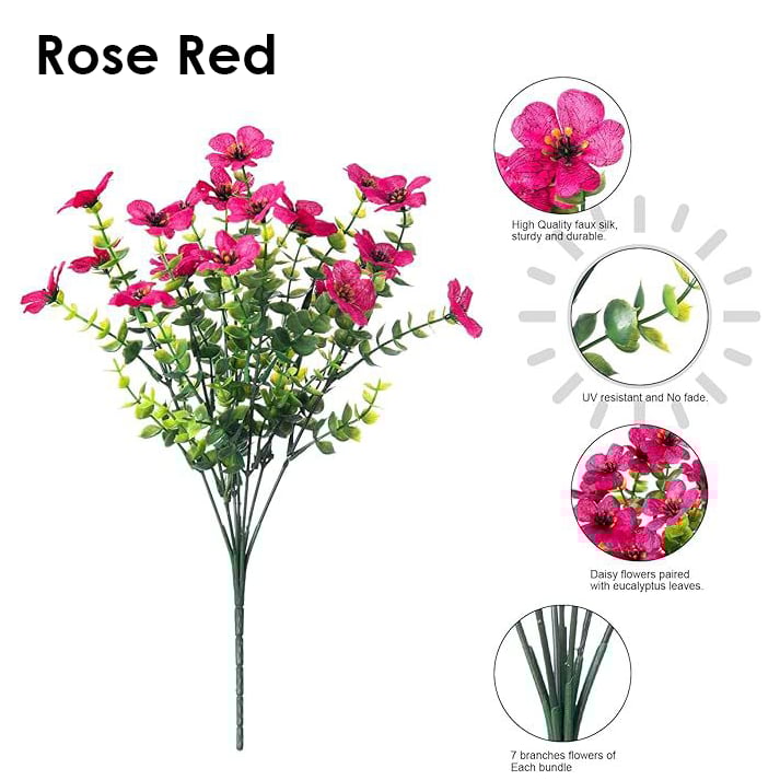 ⚡50K+ SOLD!💥Last Day Promotion!🌺UV Resistant Colorful Artificial Flower