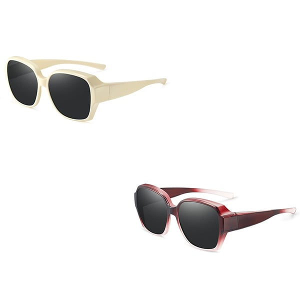 🎉LAST DAY - BUY 1 GET 1 FREE😎2026 New Polarized UV400 Protection Trendy Round Cat-eye Sunglasses 🕶️