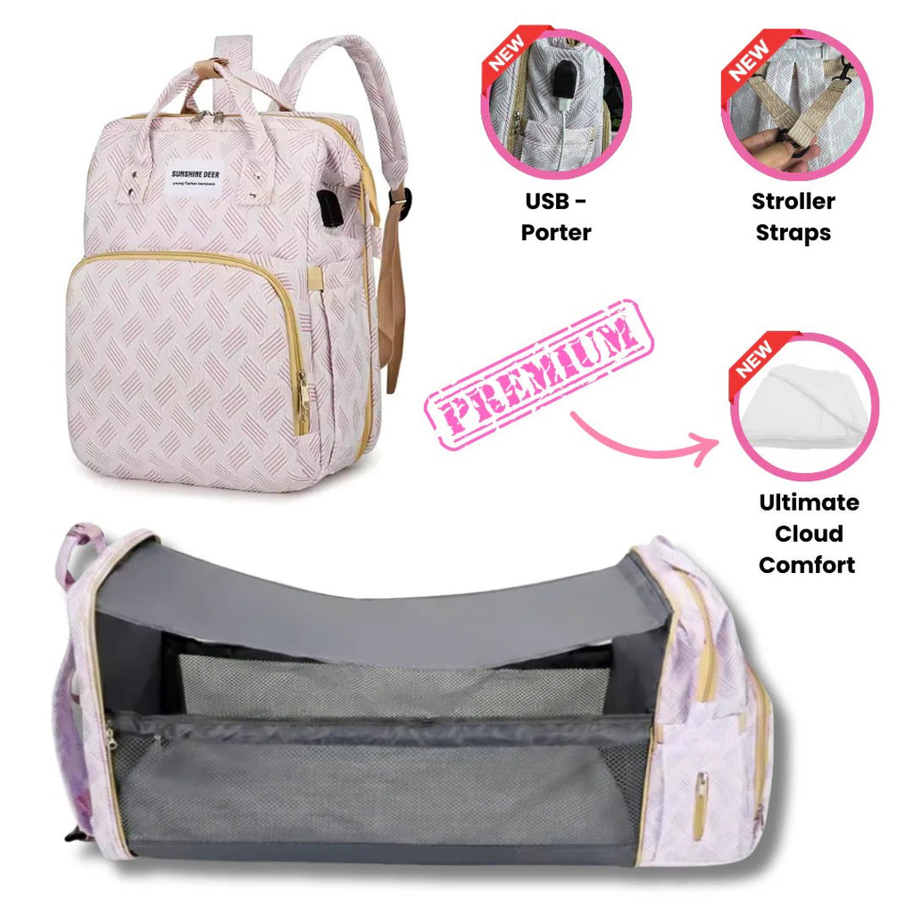 Luxe 3-in-1 Diaper Backpack