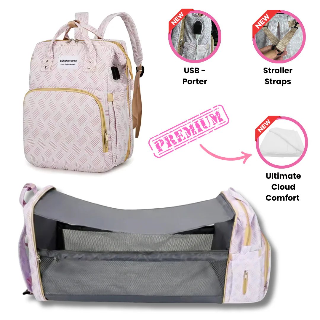Luxe 3-in-1 Diaper Backpack