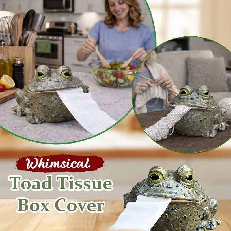 Funny Toad Tissue Holder