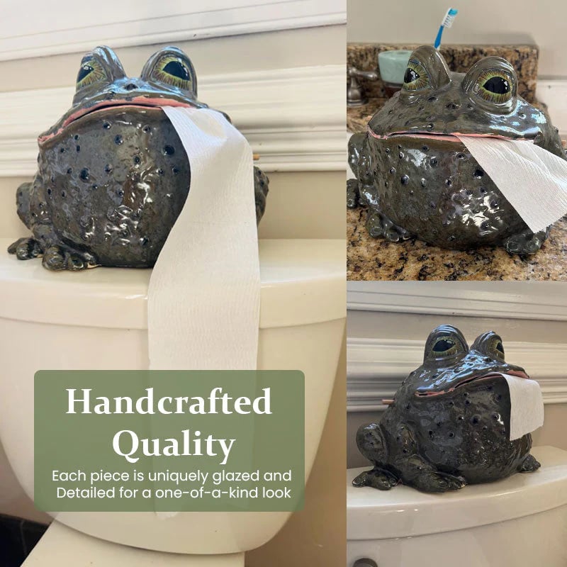 Funny Toad Tissue Holder