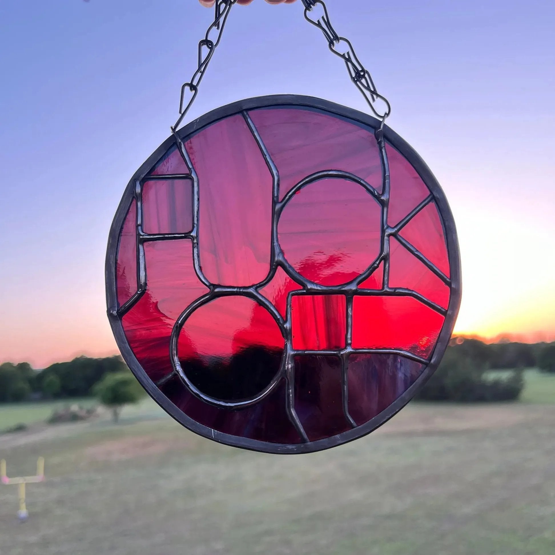 🔥Last Day 49% OFF - 🤣F*CK OFF Stained Glass Suncatcher – Bold, Bright & Unapologetically Funny