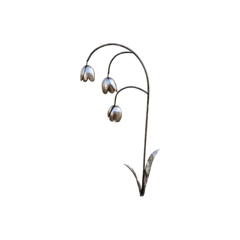🌸 Artisan Lily of the Valley Metal Garden Stakes – Eternal Bloom for Garden, Walkway, Patio