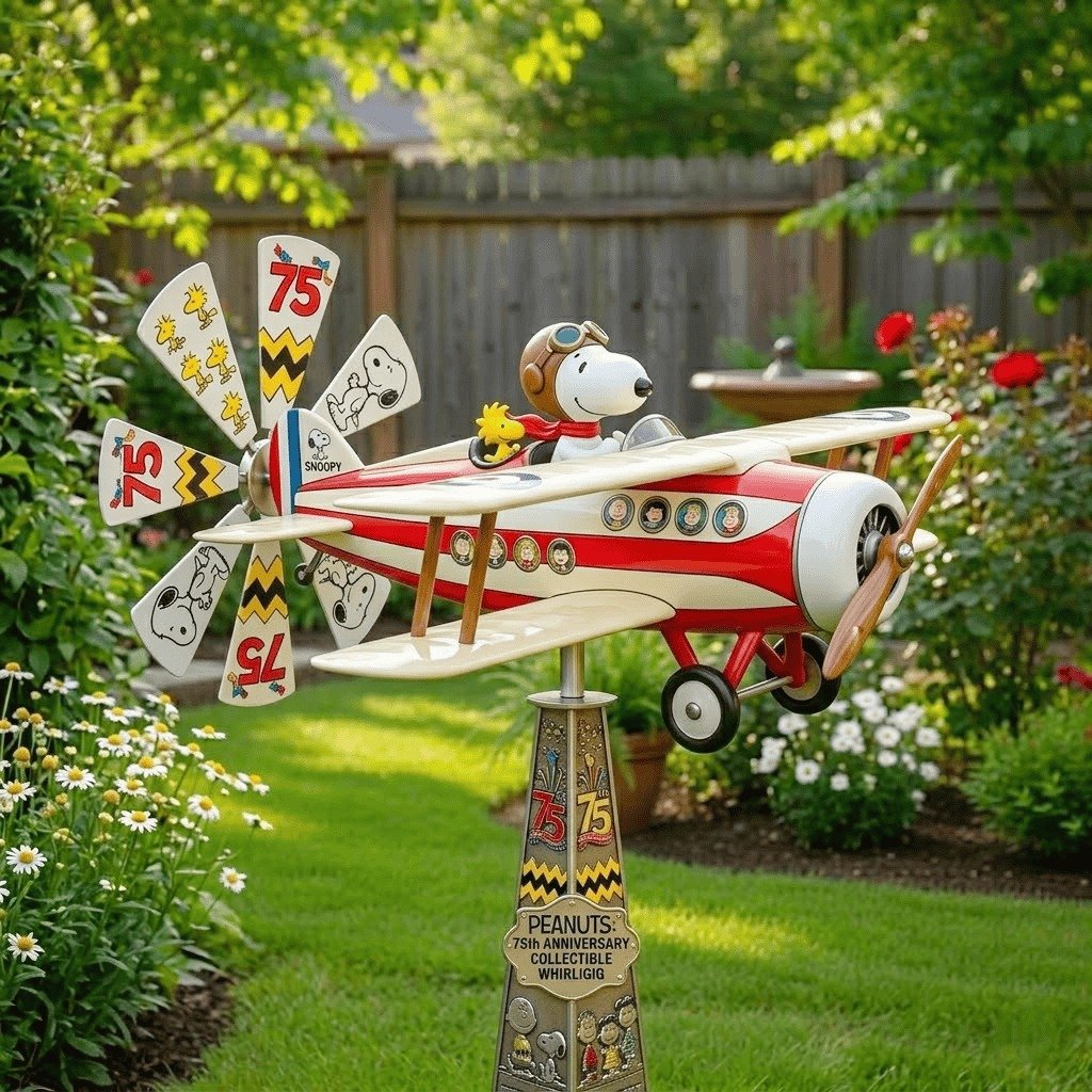 🔥🔥New Year 70% Off--The Flying Ace 75th Anniversary Commemorative Garden Wind Spinner