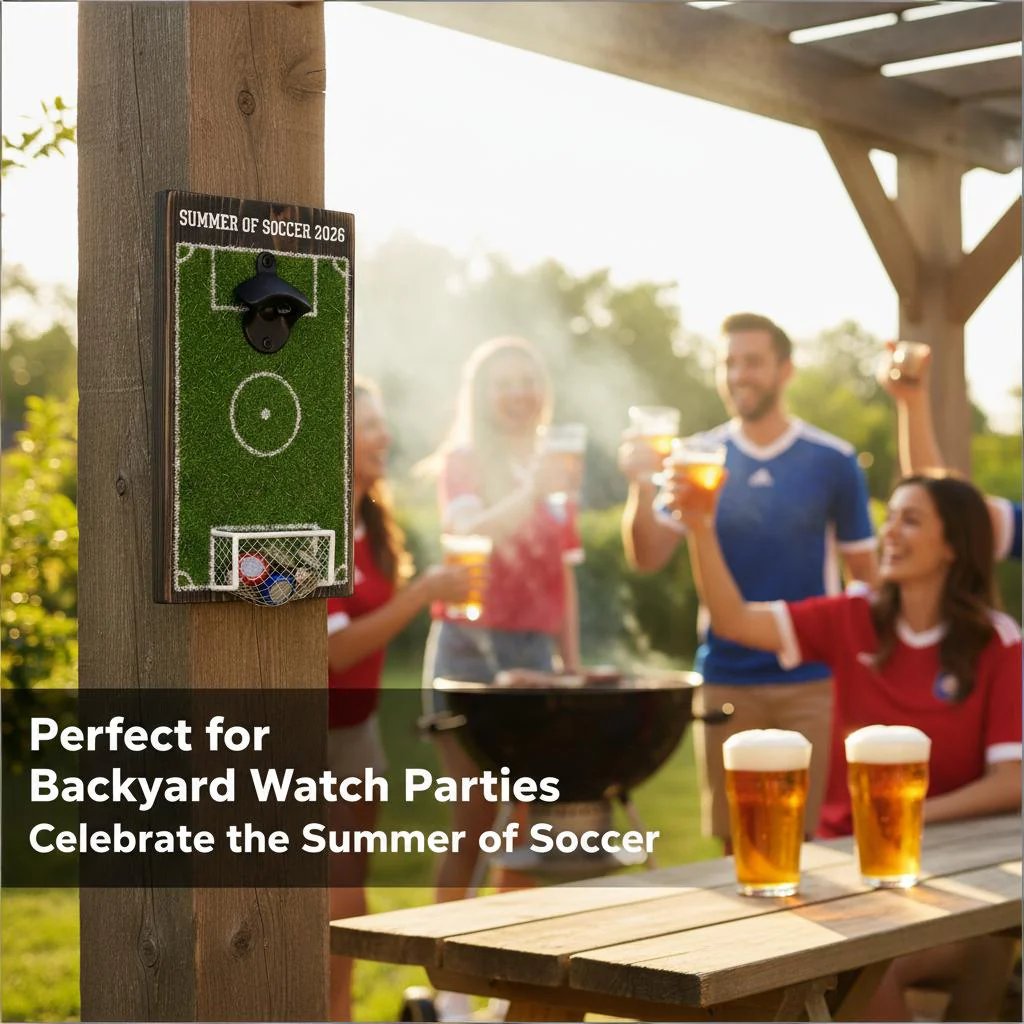 ⚡Hot Sales 49% OFF⚽ Soccer Field Bottle Opener Wall Decor