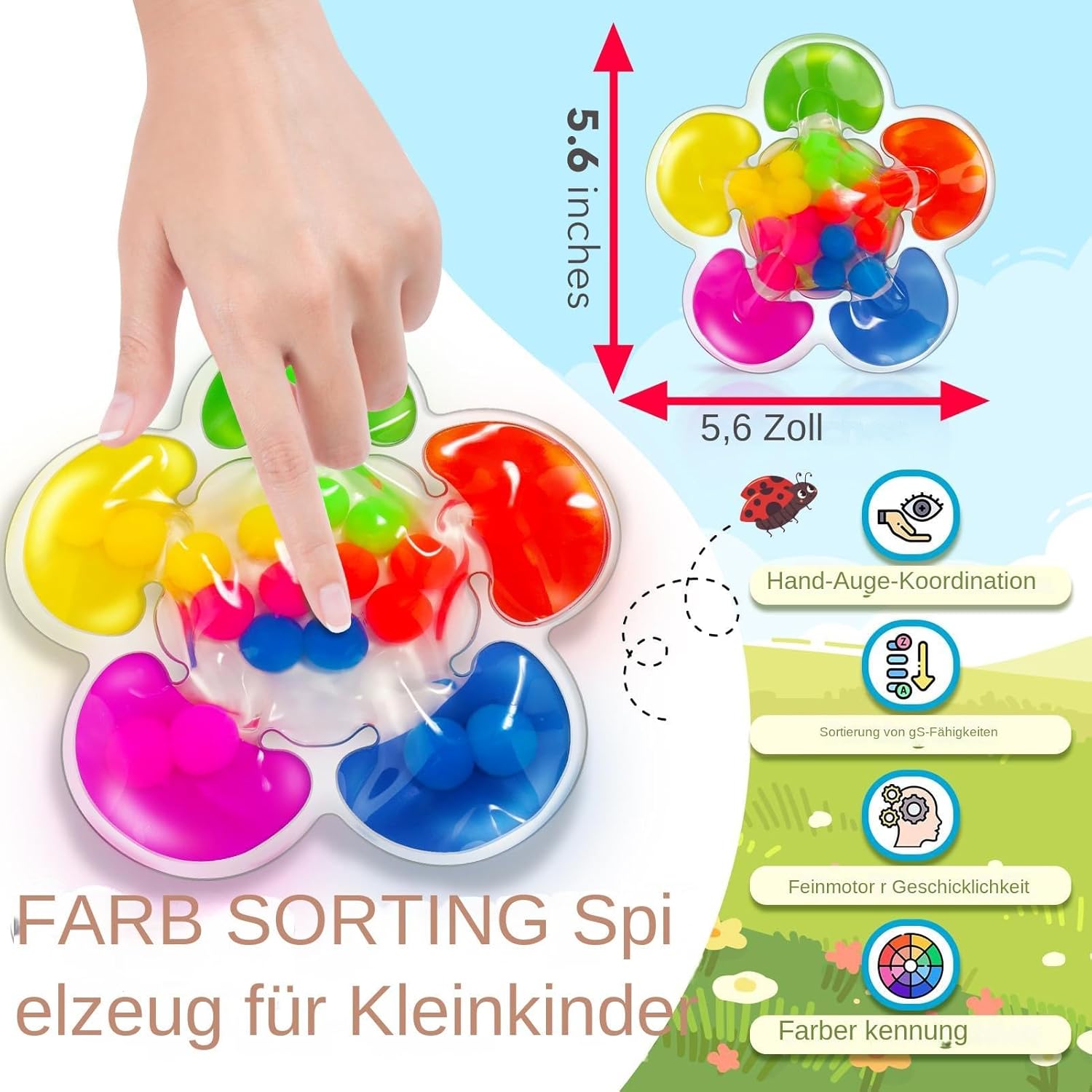 Color Sorting Sensor Montessori Toy🏆